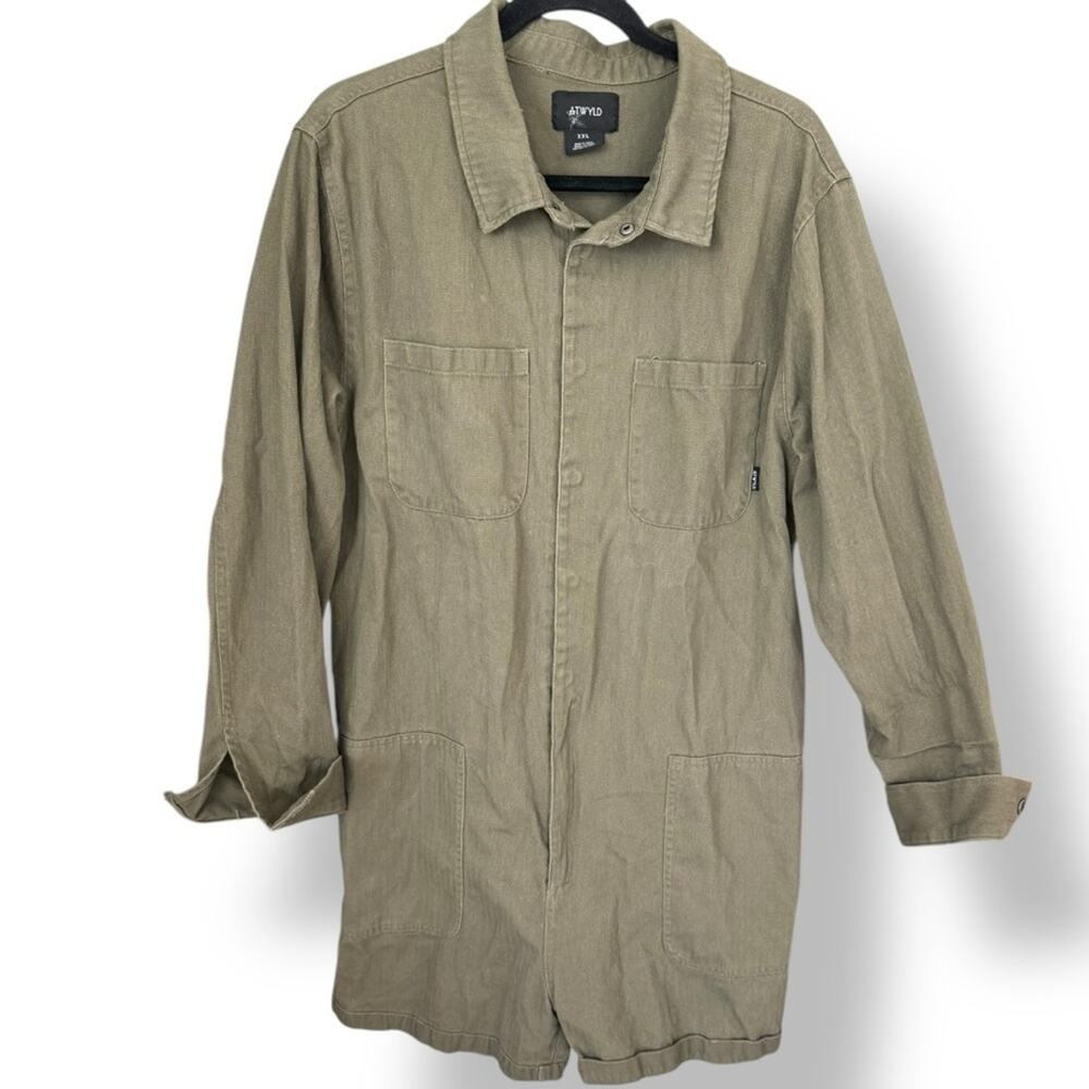 ATWYLD No Service Olive Green Utility Jumper Coveralls - Picture 6 of 6